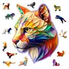Image de Puzzle en bois puma chatoyant 150 pcs