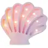 Image de Lampe veilleuse coquillage sirènes rose