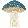 Image de Lampe veilleuse maison champignon bleu