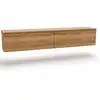 Image de Meuble tv nicole oak 160 cm - chêne