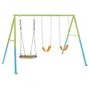 Image de Portique pour enfants 3 agrès balançoires + nid d'oiseau - intex