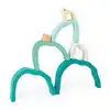 Image de Arctic polar bear stacking blocks