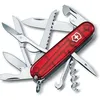 Image de Couteau suisse victorinox huntsman rouge translucide