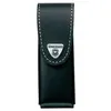 Image de Etui cuir noir victorinox 111mm jusqu'à 10 p 4.0523.3