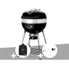 Image de Barbecue à charbon charcoal kettle pro 57 cm + housse de protection + rôtissoire