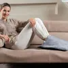 Image de Dreamland chauffe-pieds gris avec doublure respirante en sherpa - revive me
