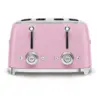 Image de Grille-pain 4 fentes 950w rose smeg tsf03pkeu