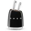 Image de Bloc de 6 couteaux inox noir