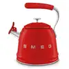 Image de Smeg bouilloires à sifflet 2.3l rouge