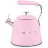 Image de Smeg bouilloire à sifflet 2.3l rose