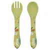 Image de Couverts en silicone cracky le dinosaure