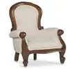 Image de Fauteuil bois blanc - helvinia