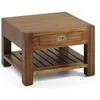 Image de Table basse 1 tiroir bronze bois marron