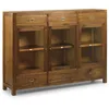 Image de Buffet 6 tiroirs bronze bois marron -