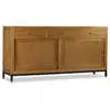 Image de Bahut 3 tiroirs bronze bois marron -