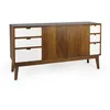 Image de Bahut 6 tiroirs bronze bois marron -