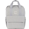 Image de Sac à dos à langer i love vichy gris