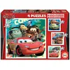Image de 4 puzzles evolutifs - cars le film