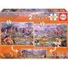Image de Puzzle 2x100 animaux sauvages