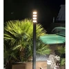 Image de Lampadaire extérieur pyramide 2m noir