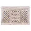Image de Buffet 4 tiroirs bronze bois blanc -