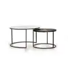 Image de Lot de 2 tables basses bronze bronze