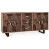 Image de Bahut 3 tiroirs fer marron - iris