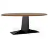 Image de Table à manger bois noir - décoration