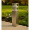 Image de Borne extérieure pyramide 40cm gris anthracite