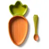 Image de Assiette à compartiments et sa cuil