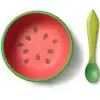 Image de Set repas bébé bol et cuillère wally la pastèque