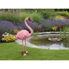 Image de Flamant rose décoratif de bassin à poser