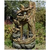 Image de Fontaine de jardin kalloni vieux troncs d'arbre avec éclairage led - ubbink