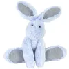 Image de Doudou peluche lapin bleu rivoli 26 cm