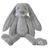 Image de Peluche lapin richie gris clair 38 cm