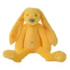 Image de Peluche lapin richie jaune 38 cm