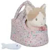 Image de Peluche chat avec sac de transport marley