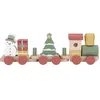 Image de Train de construction de noël en bois