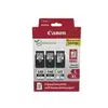 Image de Canon PG-540L x2/CL-541XL Photo Paper Value Pack - Pack de 2 - noir, couleur (cyan, magenta, jaune) - 5224B015