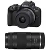 Image de Canon eos r50 + rf-s 18-45mm f4.5-6.3 is stm + rf 75-300mm f4-5.6