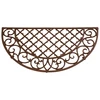 Image de Paillasson tapis fonte demi-lune - 67 x 34 cm - esschert design