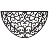 Image de Paillasson tapis caoutchouc demi-lune - 68 x 40 cm - esschert design