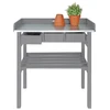 Image de Table de jardinage surélevée grise - esschert design
