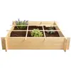 Image de Carré potager en bois 1 mètre x 1 mètre