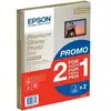 Image de Epson Papier glacé qualité photo Premium 2 pour 1, DIN A4 - C13S042169