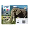 Image de Epson 24XL Multipack - pack de 6 - XL - noir, jaune, cyan, magenta, magenta clair, cyan clair cartouche d'encre d'origine - C13T24384011