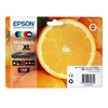 Image de Epson 33XL Multipack - pack de 5 - XL - noir, jaune, cyan, magenta, photo noire cartouche d'encre d'origine - C13T33574011