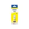 Image de Flacon d'encre jaune série 104 Epson Ecotank (65 ml) d'origine - 7500 Pages - C13T00P440