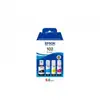 Image de Flacons d'encres noir, jaune, cyan, magenta série 102 Epson Ecotank (Pack de 4) - C13T03R640