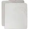 Image de Lot de 2 draps housses en coton ivory-nougat (60 x 120 cm)